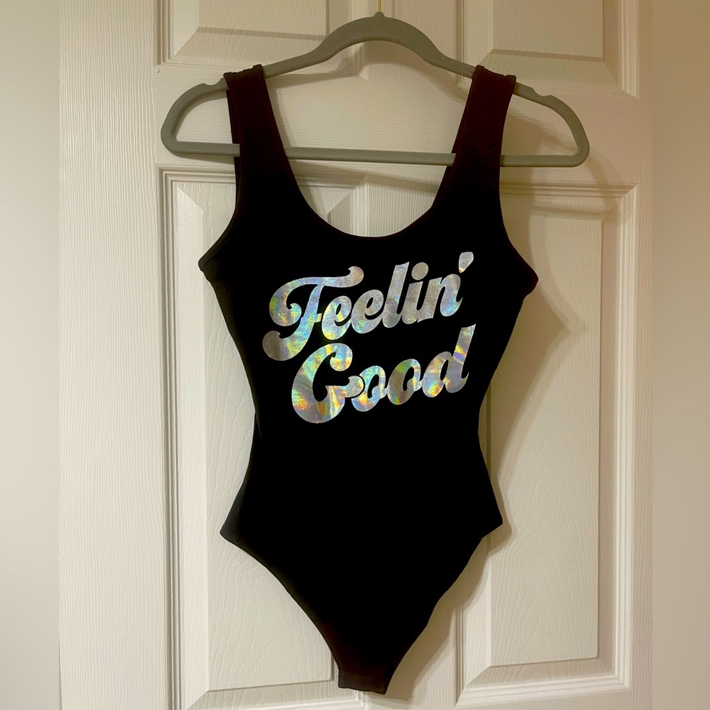 NWT Black Feelin’ Good One Piece XS